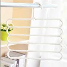 5 Layer Hanger Plastic Multipurpose Kitchen Towels Hanger, Space Saver Cabinet Hanger Multiple Clothe Hanger Tie Shawls Cabinet Organizer