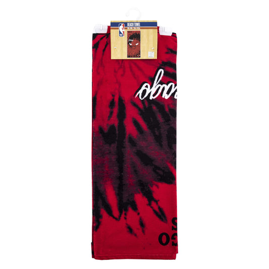 Bulls OFFICIAL NBA "Psychedelic" Beach Towel; 30" x 60"