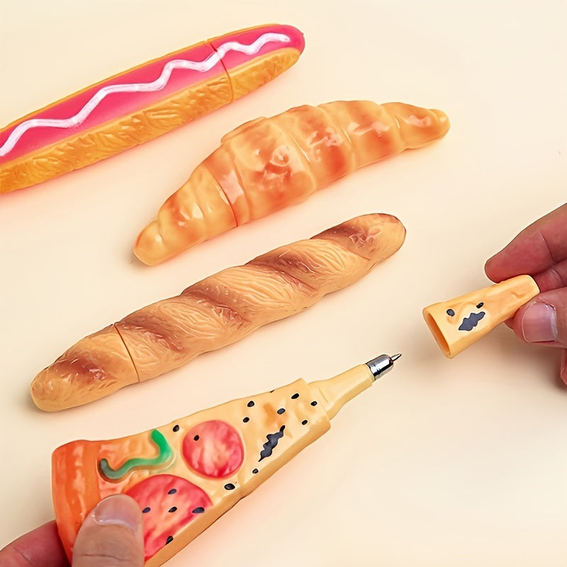 Creative Pizza Ballpoint Pen With Magnet Bread Ballpoint Pen