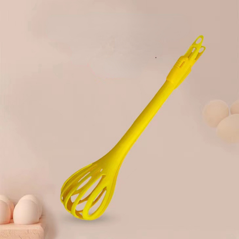 1pc; Multifunctional 3-in-1 Egg Whisk Food Holder Noodle Holder Baking Tool Egg Stirrer Manual Whisk 1 Pack 11.02''?2.76''