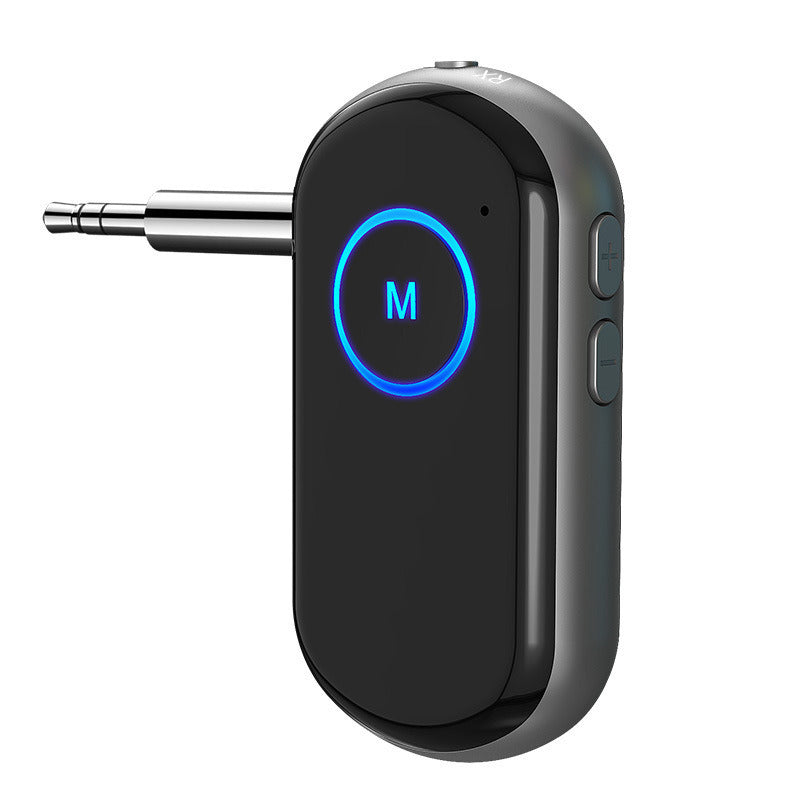 5.0 BT Wireless Audio Receiver Transmitter; Car Atmosphere Light Handsfree Call USB BT Adapter