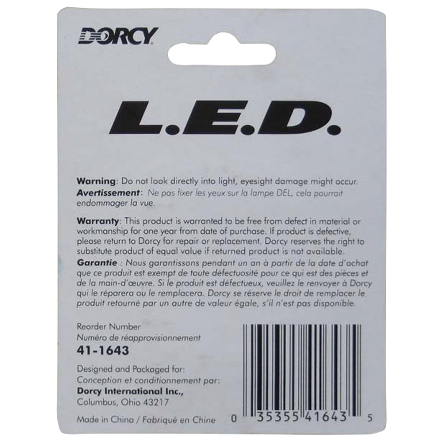 Dorcy 41-1643 30-Lumen 3-Volt LED Replacement Bulb