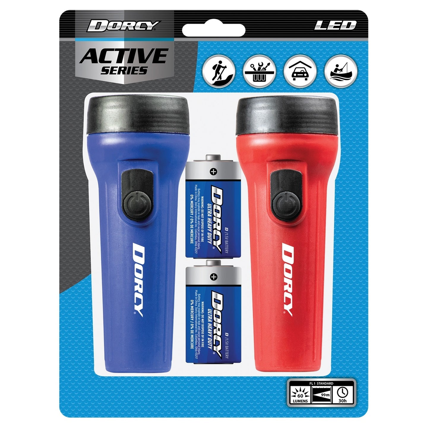 Dorcy 41-2594 LED Flashlight Combo