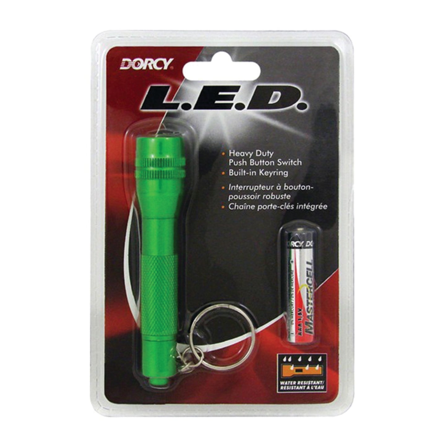 Dorcy 46-4001 10-Lumen LED Aluminum Key Chain Flashlight