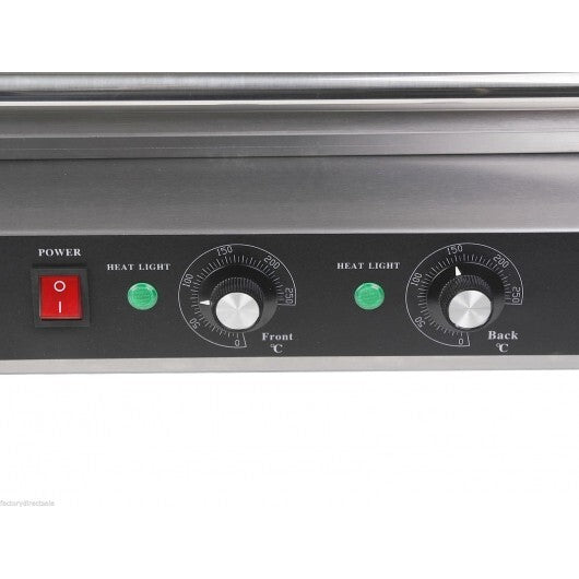 18 Hot Dog 7 Roller Grill Commercial Cooker - Color: Silver