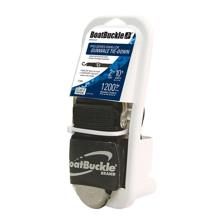 BoatBuckle Pro Series Kwik-Lok Gunwale Tie-Down (Each)