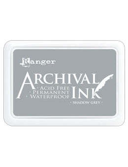 Ranger Archival Ink Pad #0-Shadow Grey