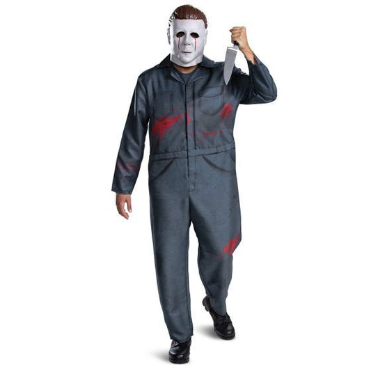 Disguise Michael Myers Costume for Adults, Deluxe, Multicolored, Large (42-46).