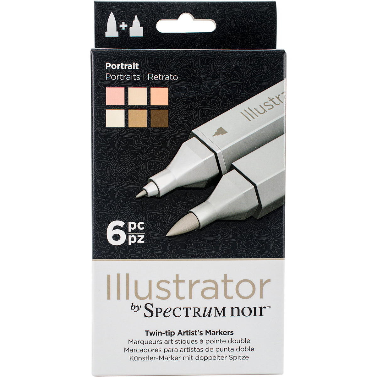 Spectrum Noir Illustrator Twin Tip Markers Portrait