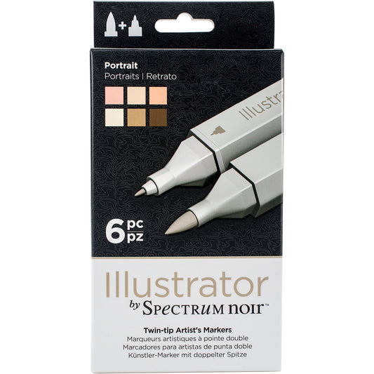 Spectrum Noir Illustrator Twin Tip Markers Portrait