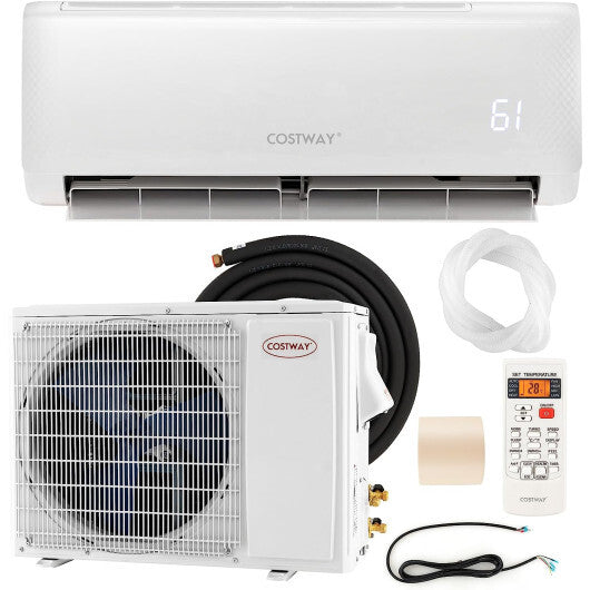 Energy Star Certified 17000 BTU 21 SEER2 Ductless Mini Split Air Conditioner and Heater 208-230V - Color: White