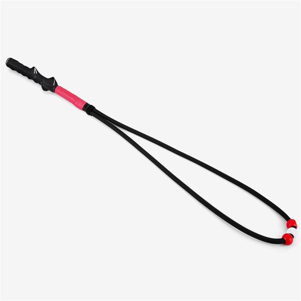 US Silicone Golf Swing Fitness Rope Swing Exerciser Indoor Training Rope For Correcting Swing Posture red