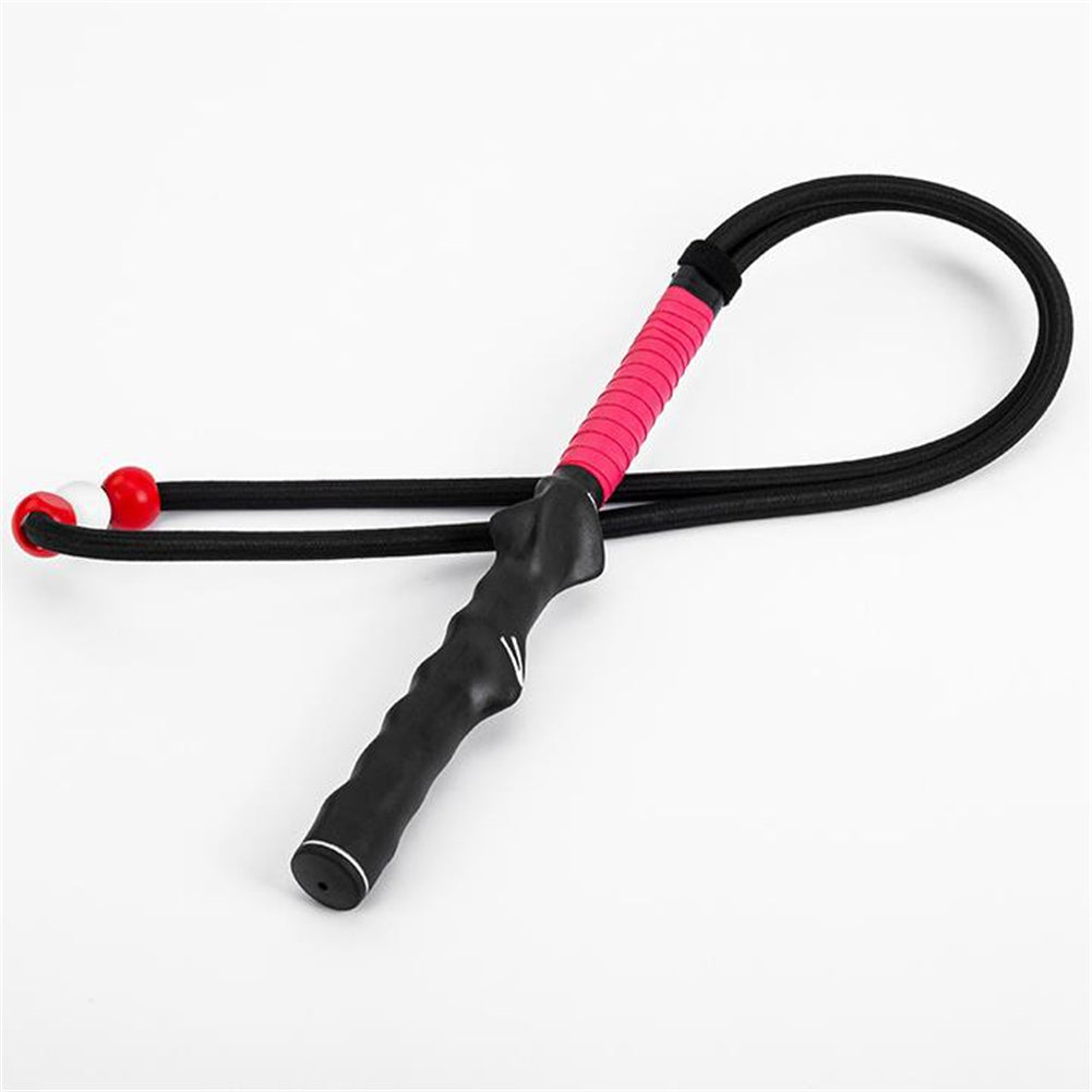 US Silicone Golf Swing Fitness Rope Swing Exerciser Indoor Training Rope For Correcting Swing Posture red