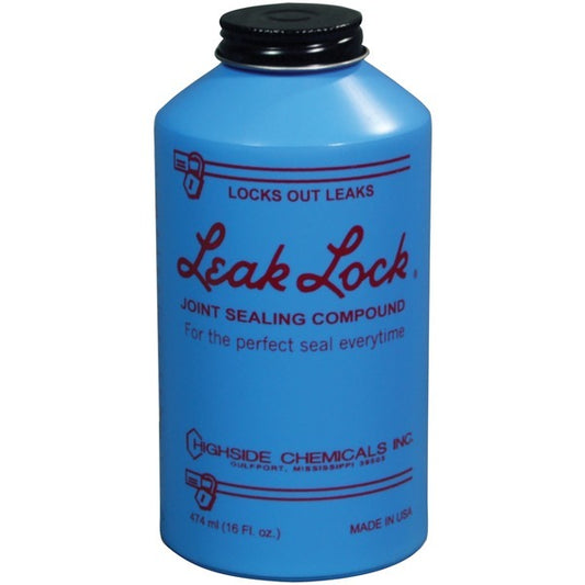 Highside Chemicals 10016 Leak Lock Pipe Joint Sealant (16 Oz. Brush-Top Plastic Jar)