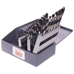 KnKut 29 Piece Jobber Length Drill Bit Set 1/16"-1/2" by 64ths