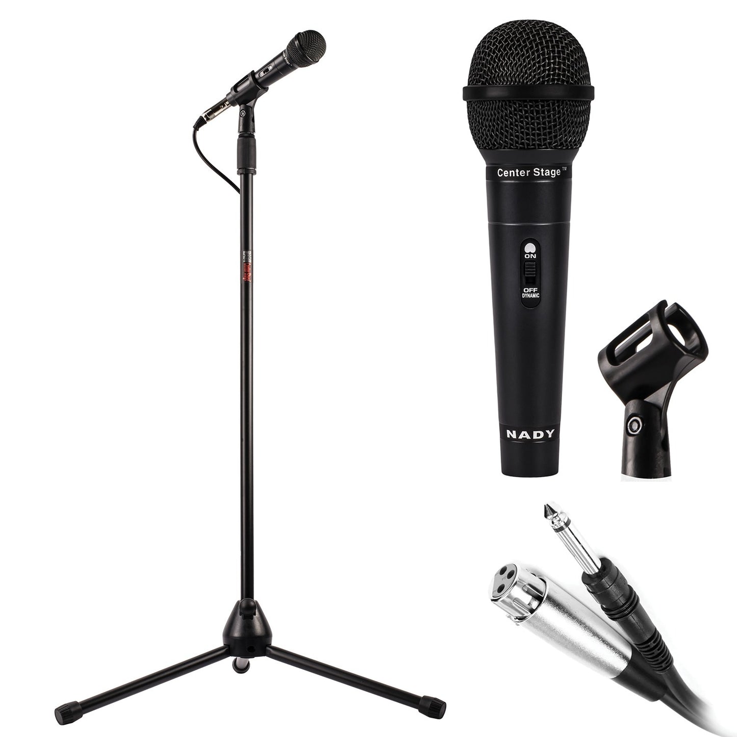 Nady CenterStage MSC3 CenterStage MSC3 Professional Dynamic Microphone with Stand