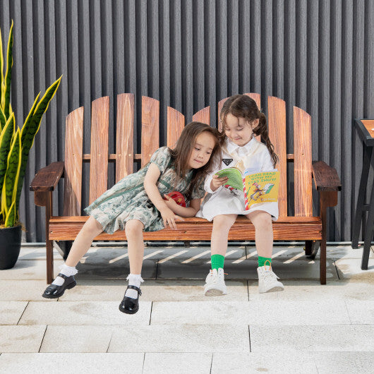 2 Person Adirondack Chair with High Backrest