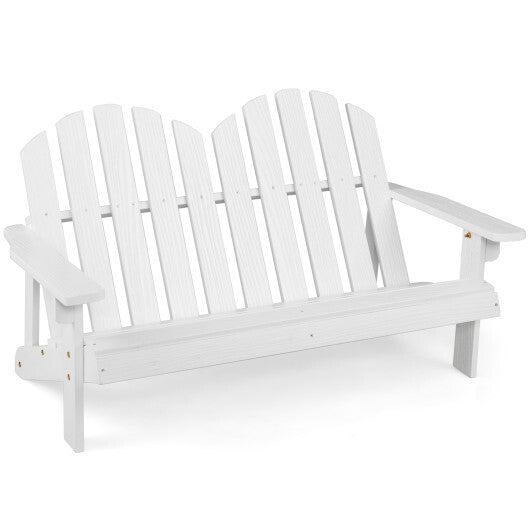 2 Person Adirondack Chair with High Backrest