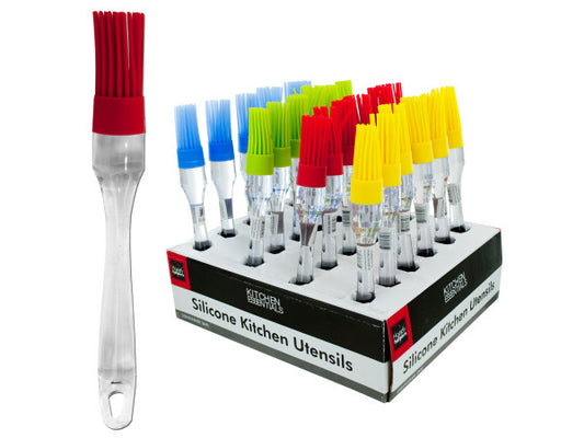 Case of 24 - Silicone Basting Brush Countertop Display