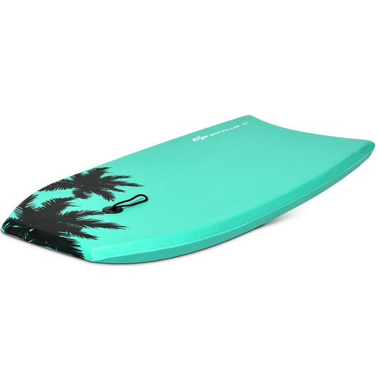 33 Inch/37 Inch/41 Inch Lightweight Super Surfing Bodyboard - Color: Turquoise - Size: L