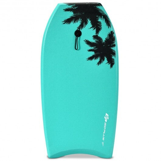 33 Inch/37 Inch/41 Inch Lightweight Super Surfing Bodyboard - Color: Turquoise - Size: L