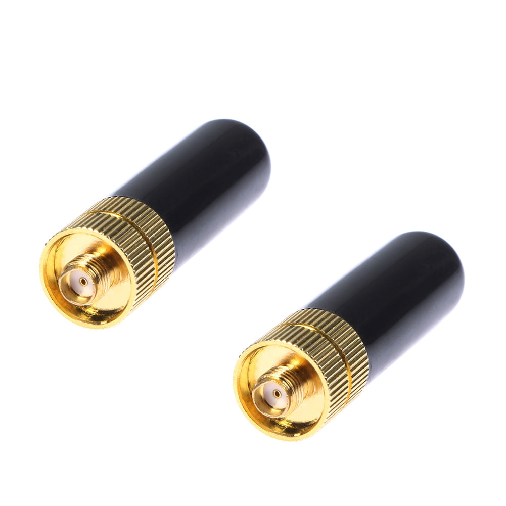 2 Pcs Female Dual Band Radio Antenna SMA-F Antenna for Kenwood Baofeng Walkie Talkie