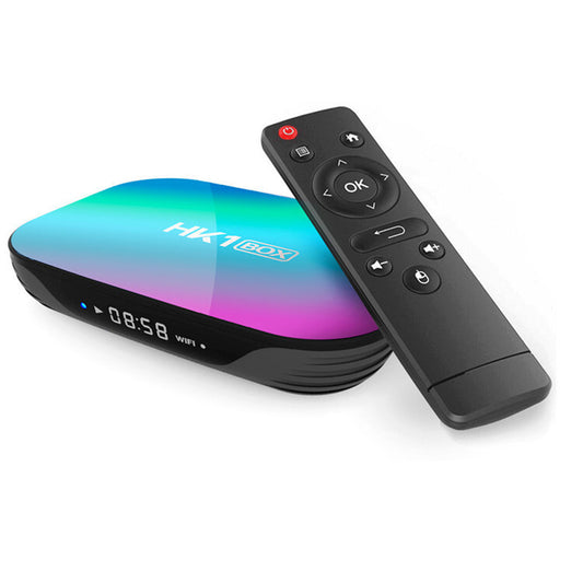 HK1 BOX 8K TV Box S905X3 Android 9.0 Smart TV BOX 1000M Dual Wifi Player Netflix Youtube Media Player Black 4GB + 32GB