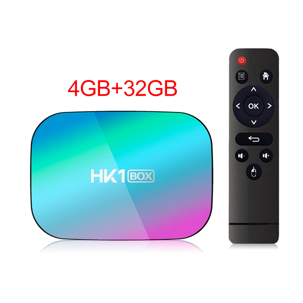 HK1 BOX 8K TV Box S905X3 Android 9.0 Smart TV BOX 1000M Dual Wifi Player Netflix Youtube Media Player Black 4GB + 32GB