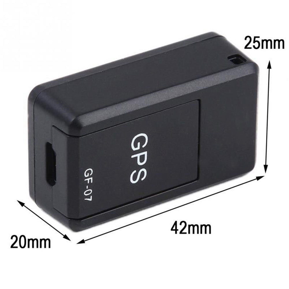 Gf-07 Mini Car Locator GPS Real Time Tracking Locators for Elderly Children Anti-lost Device Black