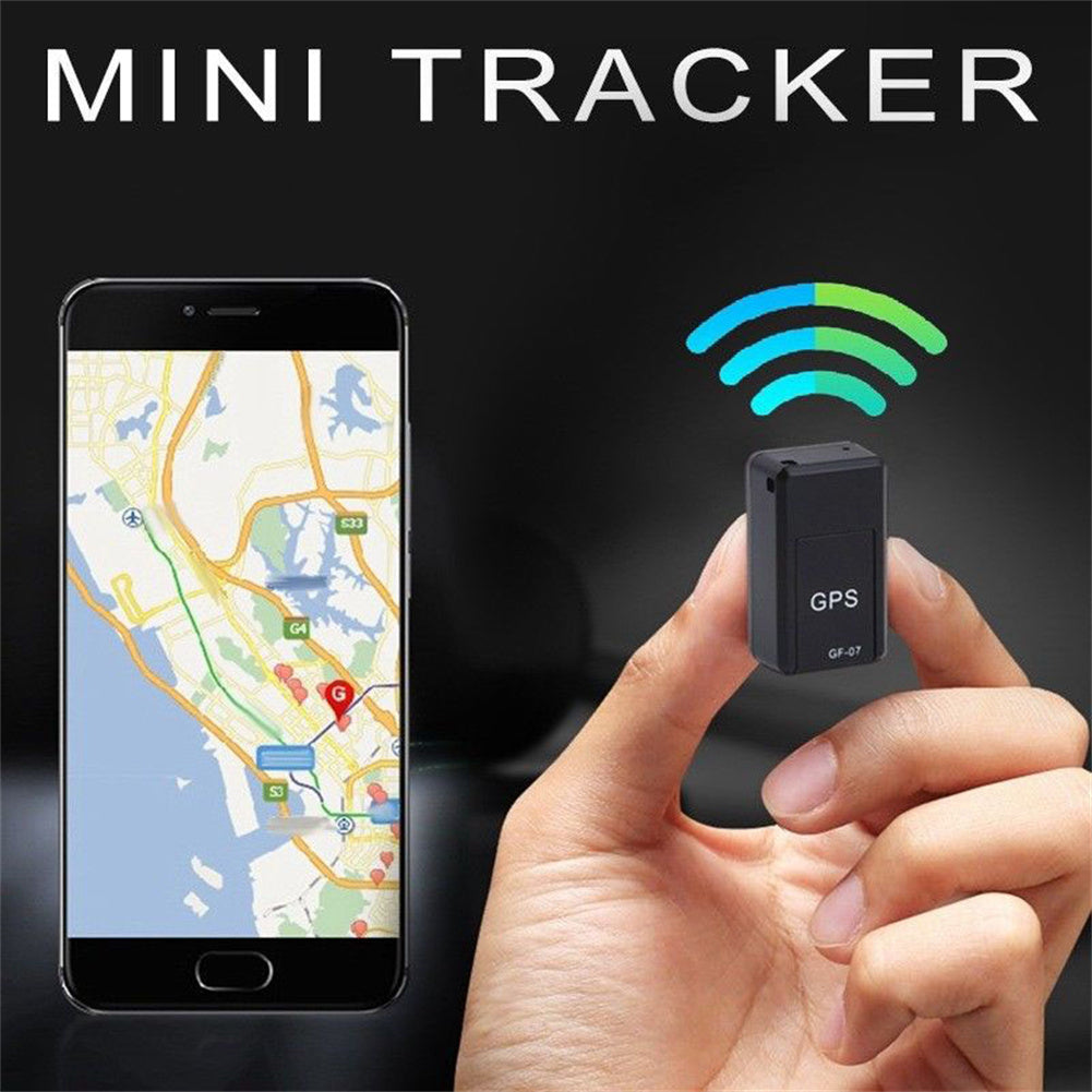 Gf-07 Mini Car Locator GPS Real Time Tracking Locators for Elderly Children Anti-lost Device Black