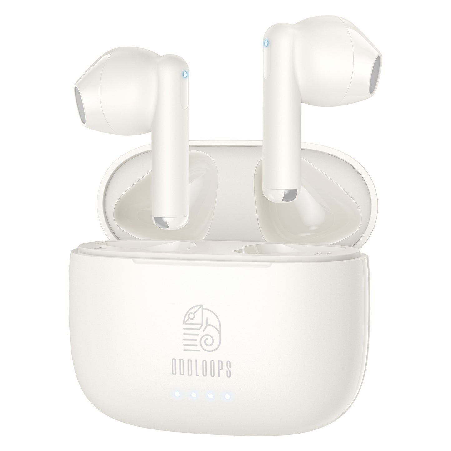 T39 Tws True Wireless Bluetooth Earphones Noise Canceling Enc Gaming Headphones In-ear Sports Headsets Creamy-white