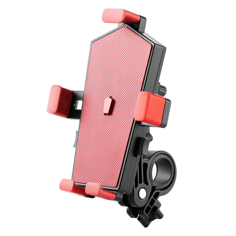 Motorcycle Phone Mount Quick Release Anti Shake Bike Phone Holder For 4-7 Inch Smartphone 360 Degree Rotation blue mirror