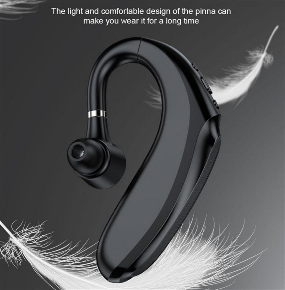 Q12 Wireless Earpiece 48 Hours Talktime Microphone 720 Hours Standby Cellphone Headset Hands-Free Earphone blue