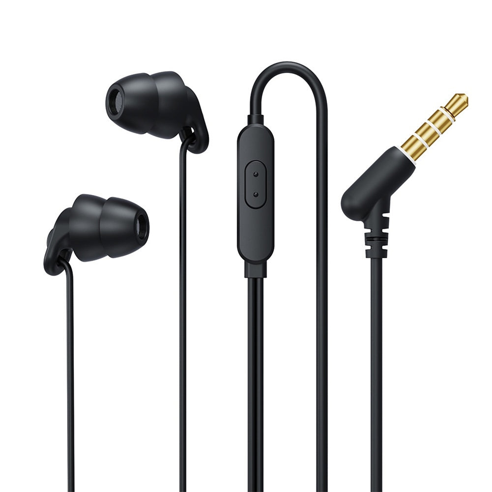 REMAX RM-518 Headphones Wired Microphone Earbud In-Ear Earphones Built-in Call Control Clear Audio For Most Mobile Devices Blue +3.5 socket