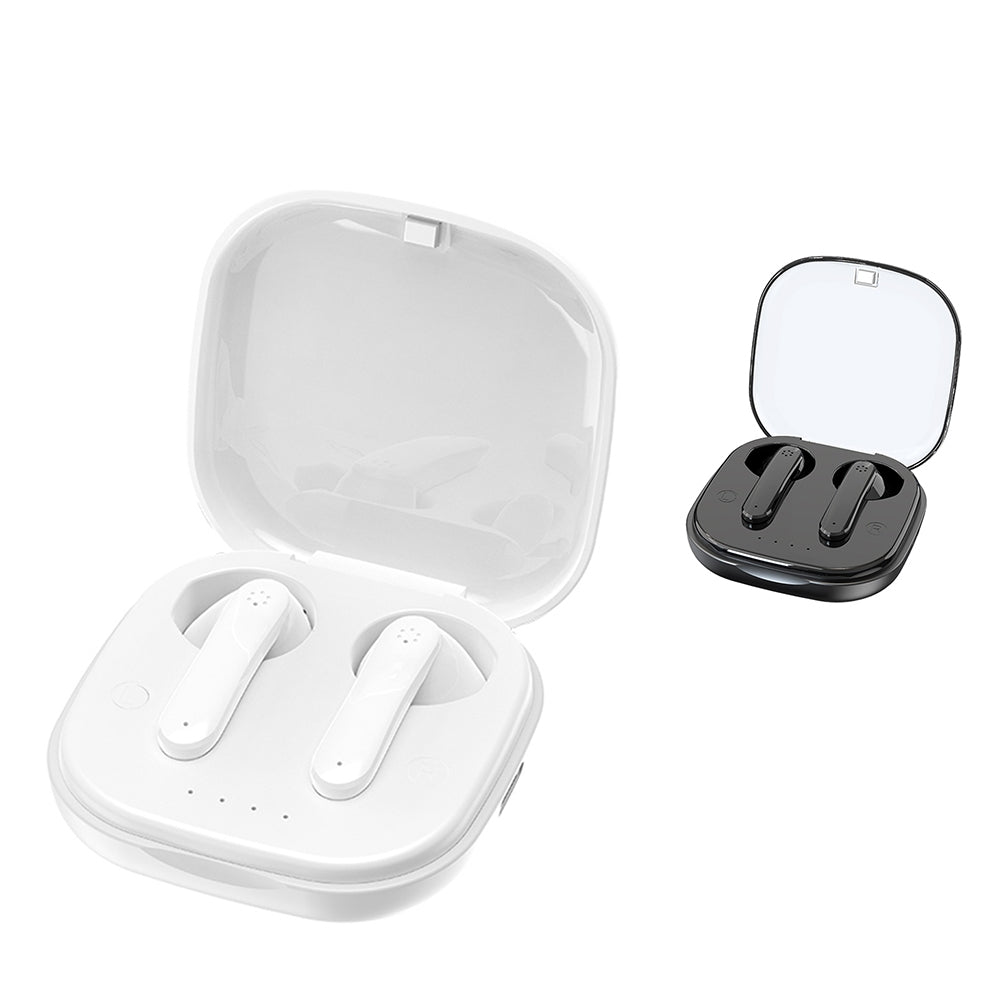 S5 Earbuds Stereo Sound Waterproof Earphones Noise Canceling Ear Buds With Charging Case For Sports Fitness Laptop Computer Cell Phone Games black