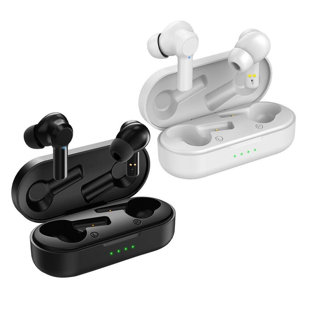 W20 Wireless Earbuds Sport Headphones 3 - 5H Playtime Ear Buds With Charging Case Earphones In-Ear Earbu For Computer Laptop black