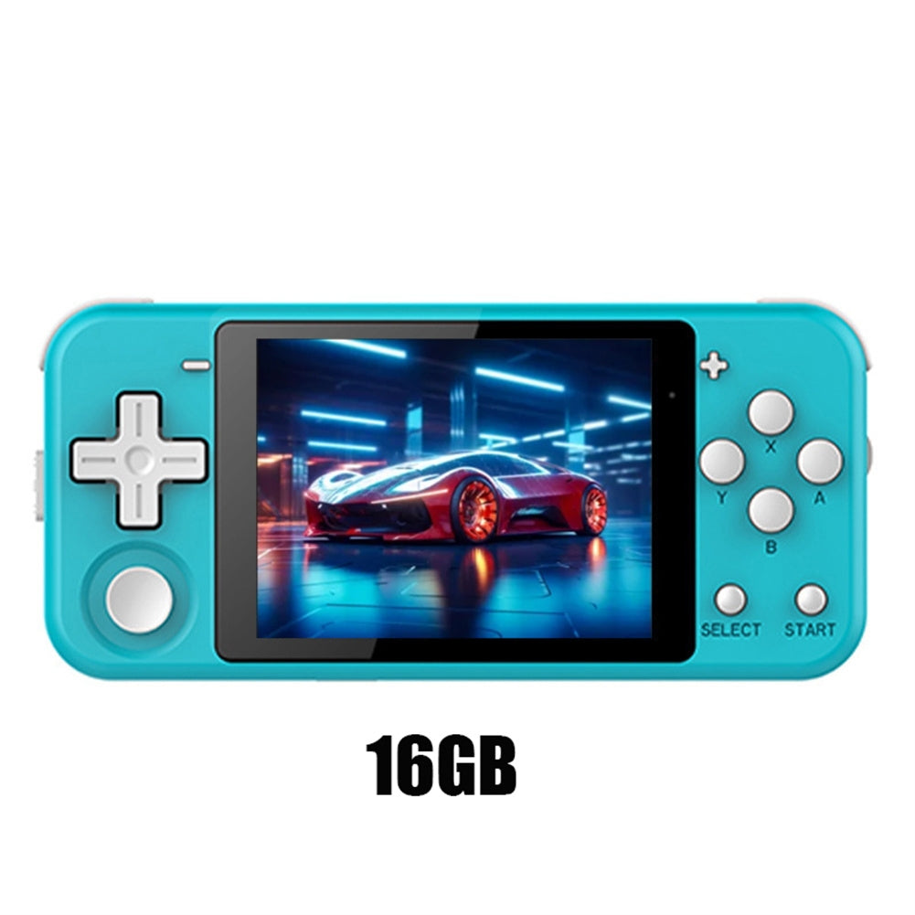 Q90 Handheld Game Console 3.0-Inch Screen Mini Retro Rechargeable Game Console with 2000 Classic Games White 64GB