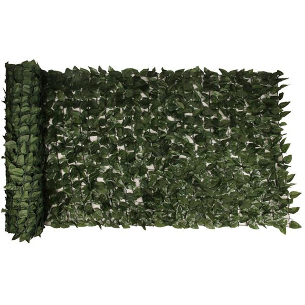 US Artificial Fake Leaf Foliage Privacy  Fence  Screen Garden Panel Outdoor Hedge Peach Leaf