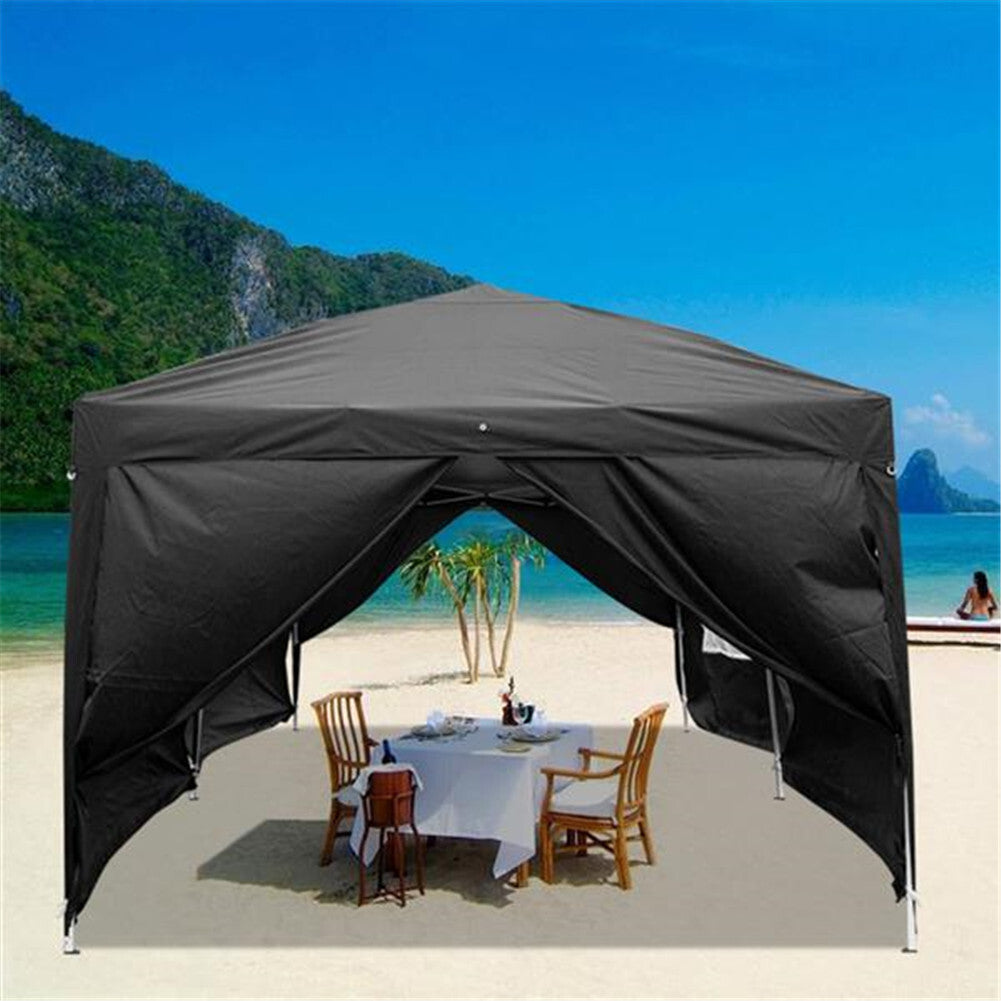 US Lt-3x6m Beach Shelter Compact Instant Canopy  Tent Portable Tent For Camping black