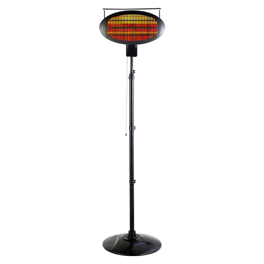 Optimus Garage-Outdoor Floor Standing Infrared Patio Heater with Remote