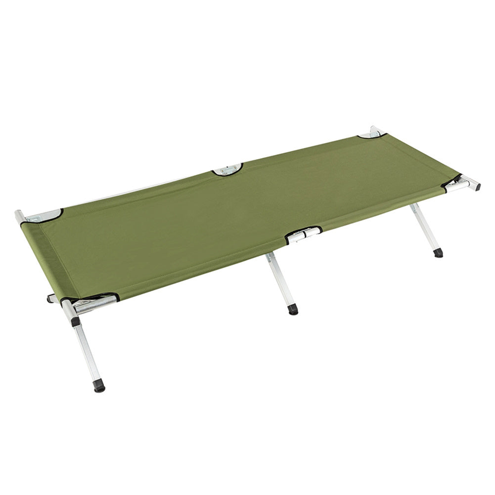 US Portable Folding Camping Cot with Carrying Bag Camping Bed Army Green