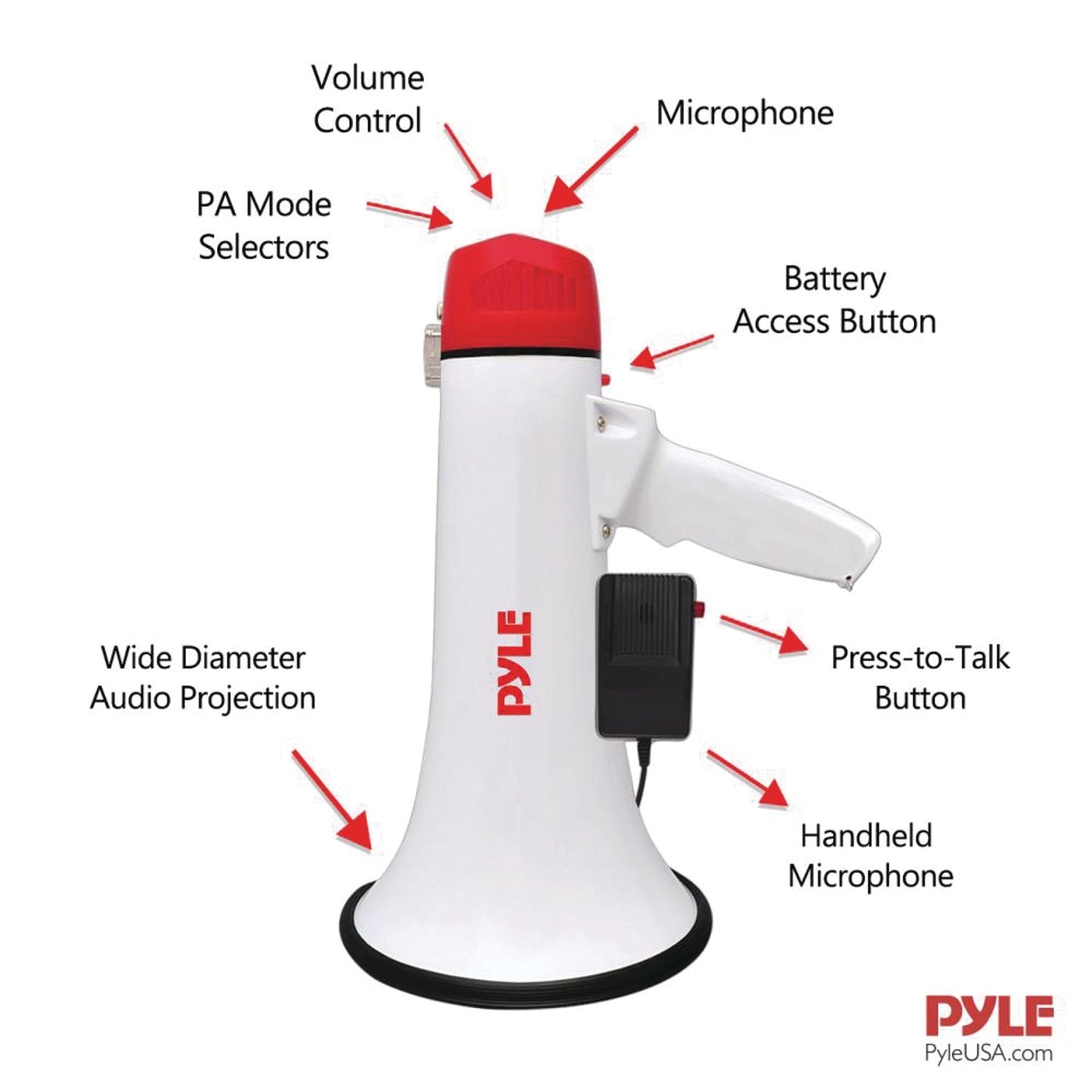 Pyle Pro PMP40 40-Watt Professional Megaphone/Bullhorn