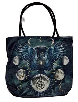 17" x 17" Sinister Crow tote bag