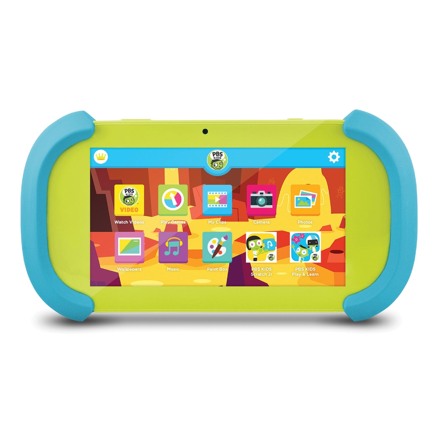 PBS KIDS PBKRWM5410 Playtime Pad 7-Inch HD Kids Tablet with Bluetooth and Front and Back Cameras