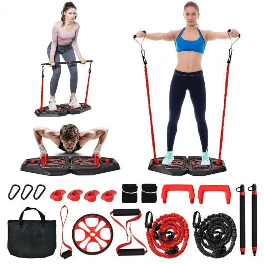 All-in-one Portable Pushup Board with Bag