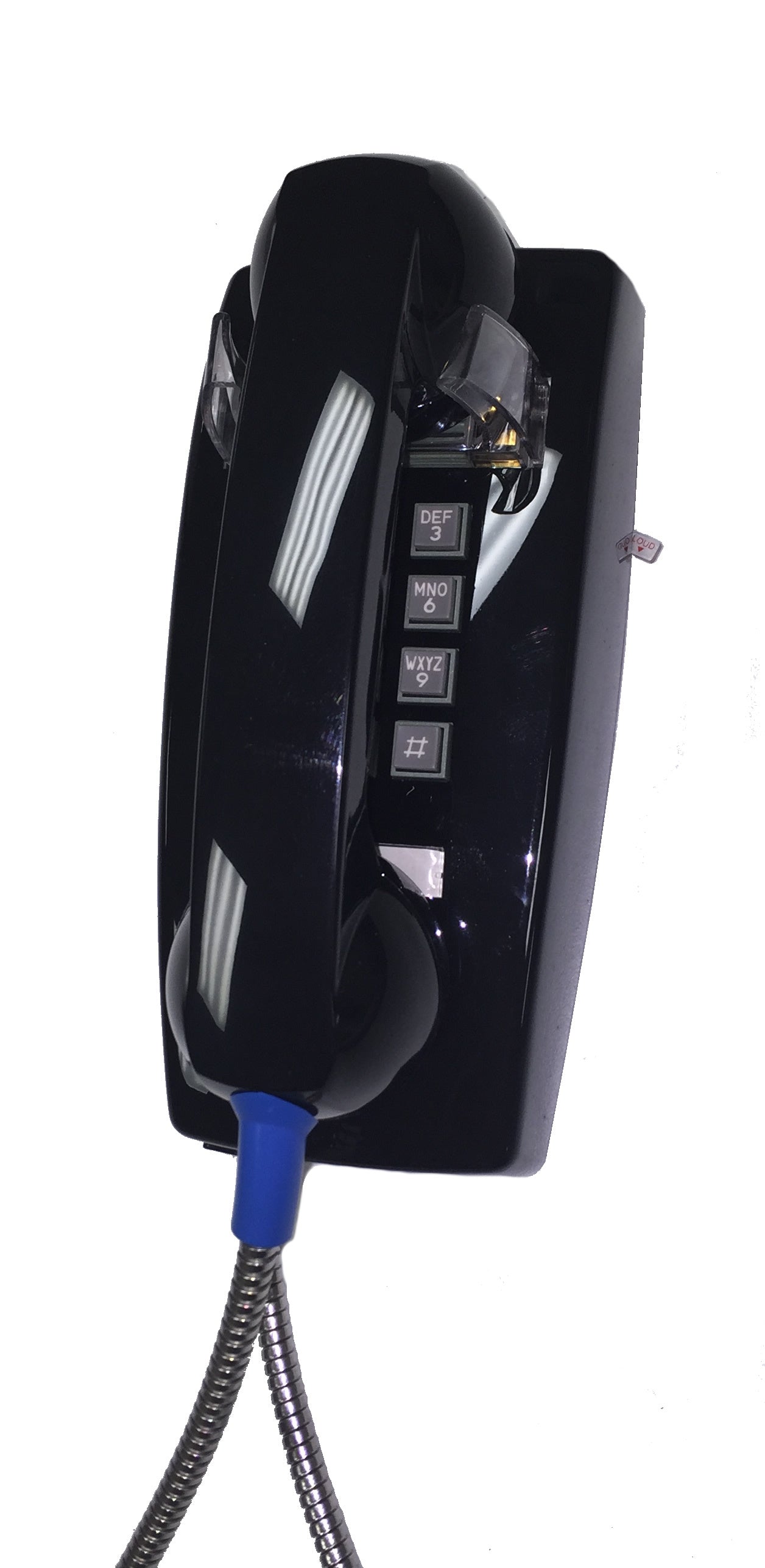 255400ARC20M Wall Phone w/Armored Cord