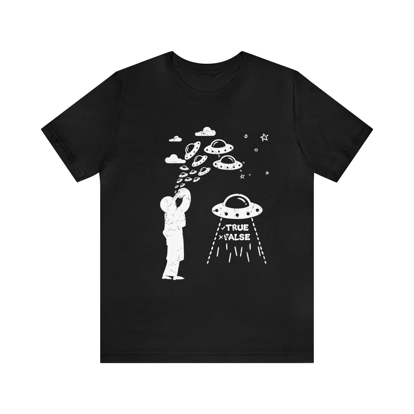 Black - 2XL - Are Aliens Real? Unisex Cotton T-Shirt