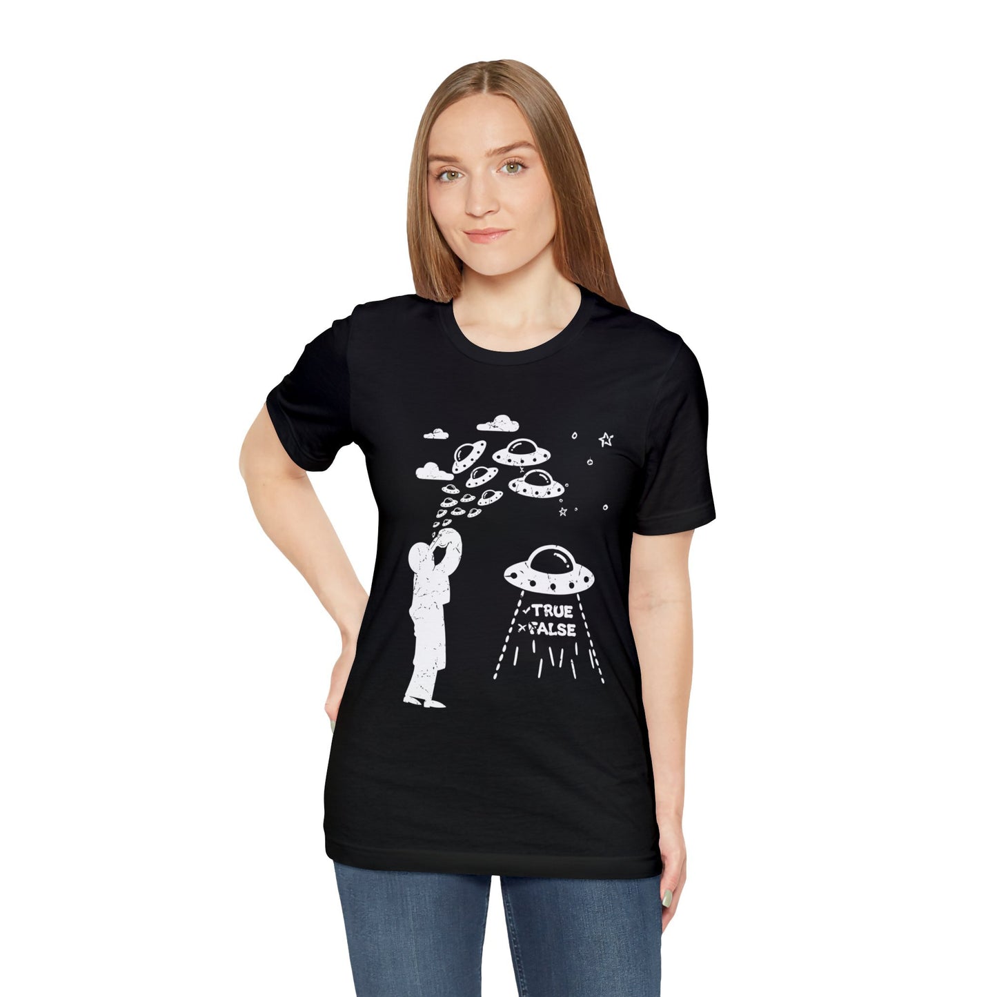 Black - 2XL - Are Aliens Real? Unisex Cotton T-Shirt