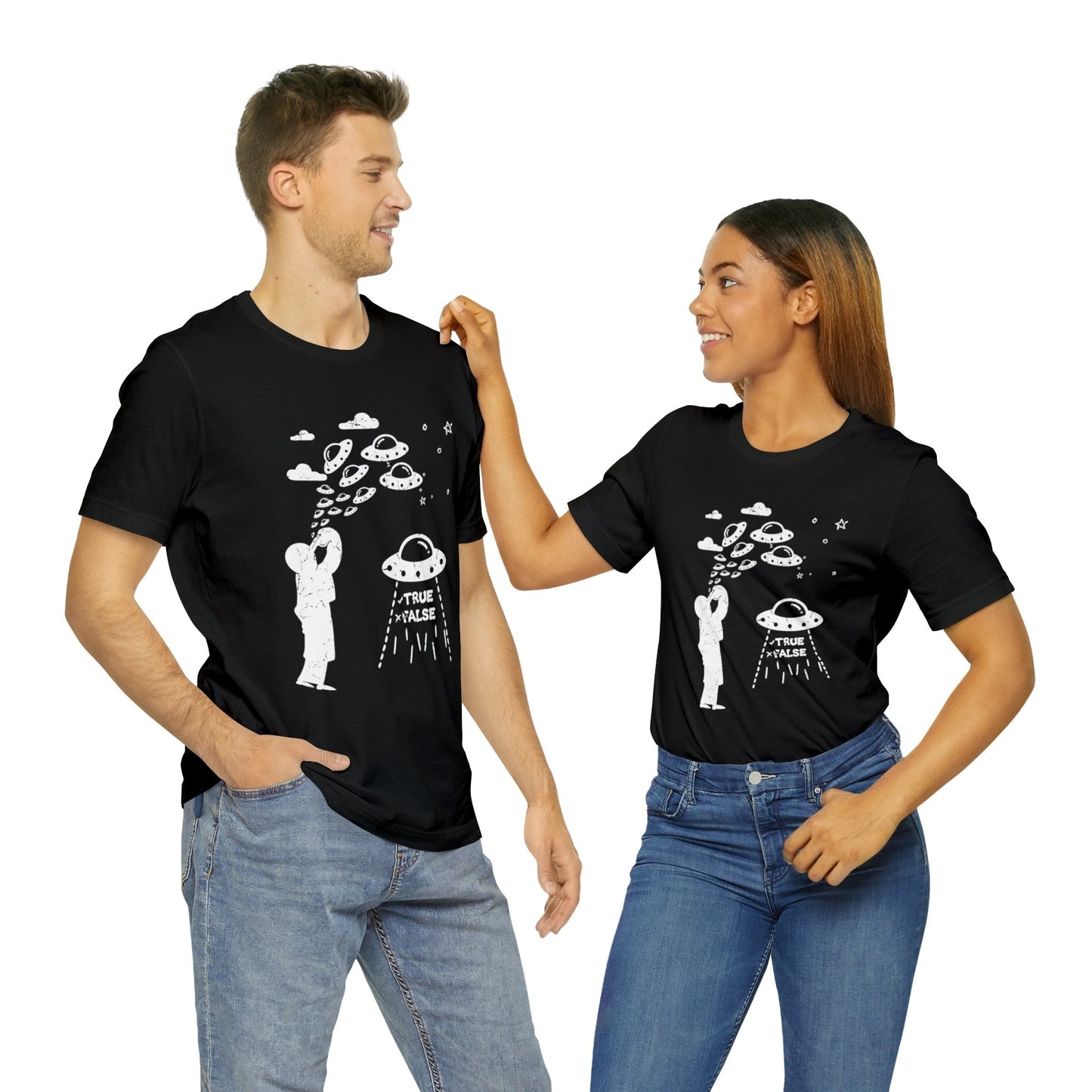 Black - 2XL - Are Aliens Real? Unisex Cotton T-Shirt