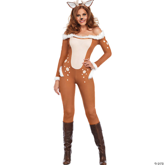 Women's darling deer costume